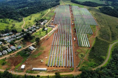 Imagem referente a Nova usina solar da Copel em Reserva do Iguaçu entra em operação