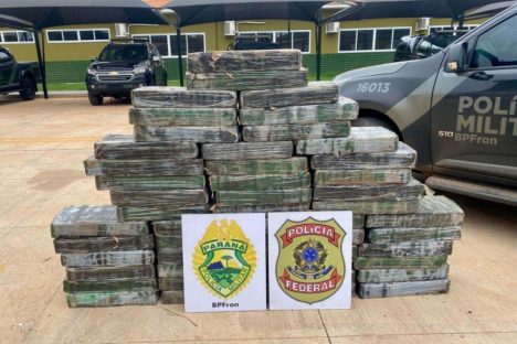 Imagem referente a Operação Protetor: polícia apreende 1.350 kg de maconha em Cruzeiro do Oeste e Guaíra