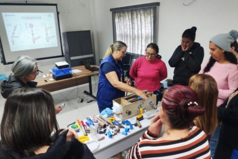 Imagem referente a Sanepar oferece curso de manutenção hidráulica básica para mulheres em Bituruna