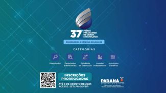 Prêmio Paranaense de Ciência e Tecnologia tem inscrição prorrogada