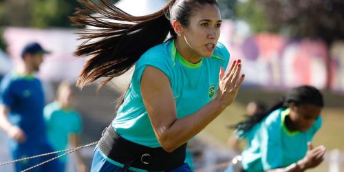 Imagem referente a Seleção feminina treina na França a 4 dias da estreia na Olimpíada