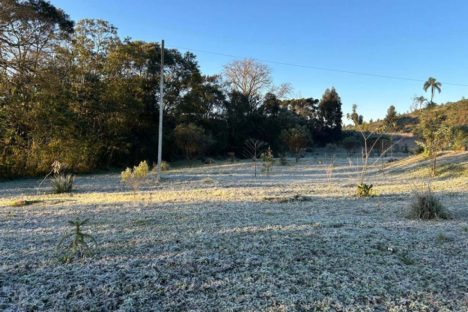 Imagem referente a 15 cidades com temperatura abaixo de zero e -5,3°C: 13 de agosto foi o dia mais frio do ano