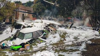 Destroços de avião já estão na sede da Voepass, em Ribeirão Preto