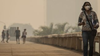 Brasília e outras capitais ficam encobertas por fumaça de queimadas