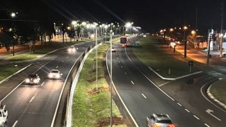 Nova iluminação da BR-277 em Foz do Iguaçu e cidades vizinhas será entregue em setembro