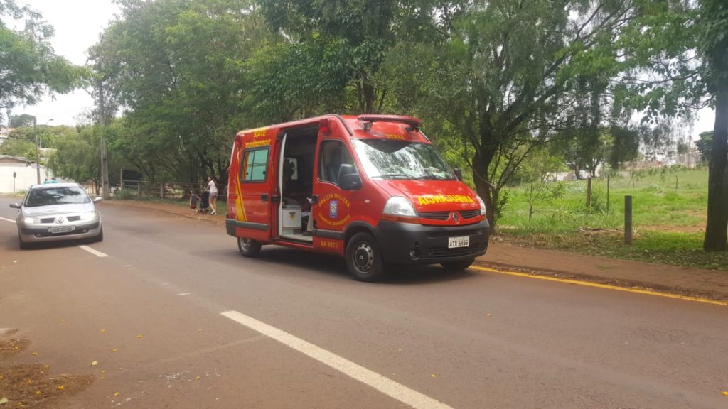 Jovem de 24 anos fica ferido em acidente de trânsito na Rua Salgado Filho