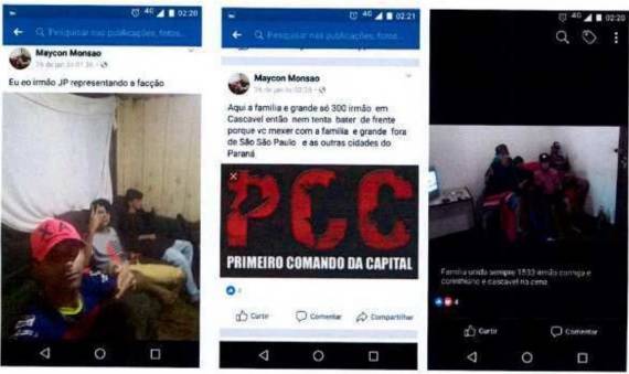 Membros do PCC de Cascavel são condenados a mais de 170 anos de prisão