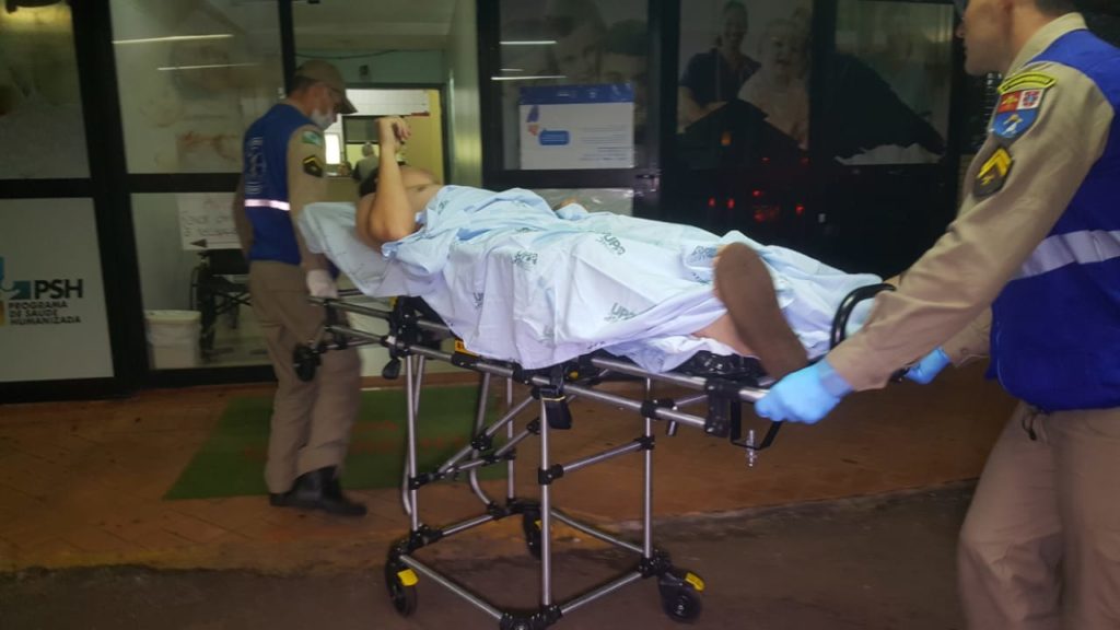 Homem sofre queimaduras com água quente no Alto Alegre e é socorrido pelo Corpo de Bombeiros
