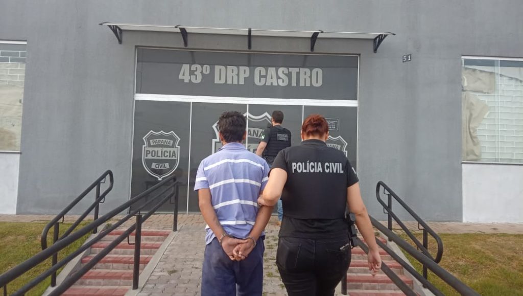 Polícia Civil prende autor de roubo em Castro