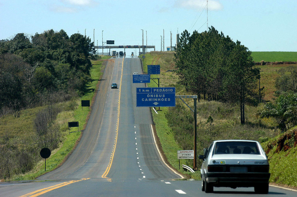 Novos valores de tarifa passam a vigorar em pedágios da BR-277