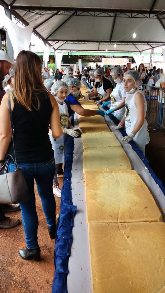 Bolo de 68 metros será servido durante a Expovel