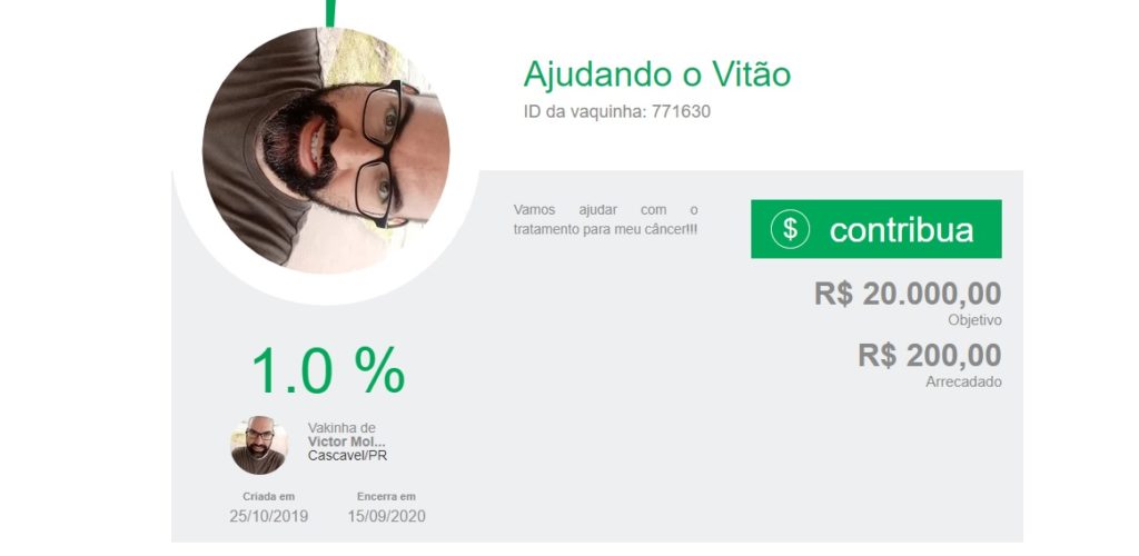 Rapaz que lutava contra o câncer há dois anos falece em Cascavel