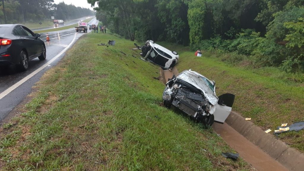 Ponta Grossa: PRF atende duas saídas de pista com intervalo de cinco minutos