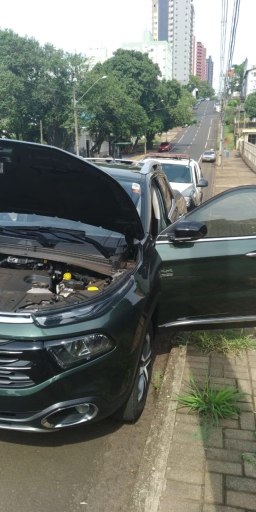 GDE recupera Fiat Toro no centro de Foz do Iguaçu
