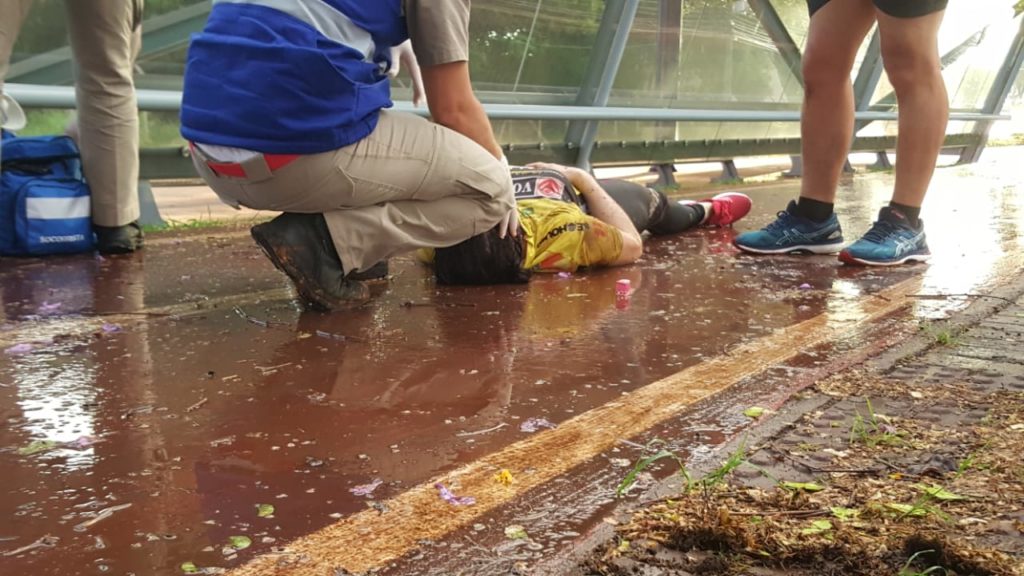 Siate atende ciclista na Avenida Brasil