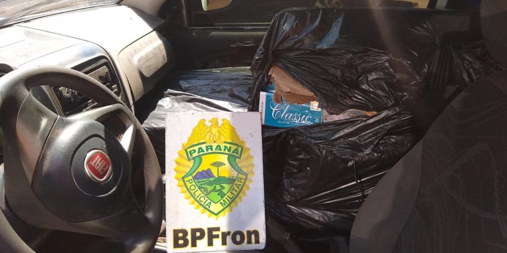 Operação Hórus registra apreensão de veículo carregado com cigarros em Foz do Iguaçu