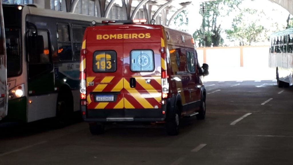 Surto Psiquiátrico mobiliza socorristas do Siate no terminal leste