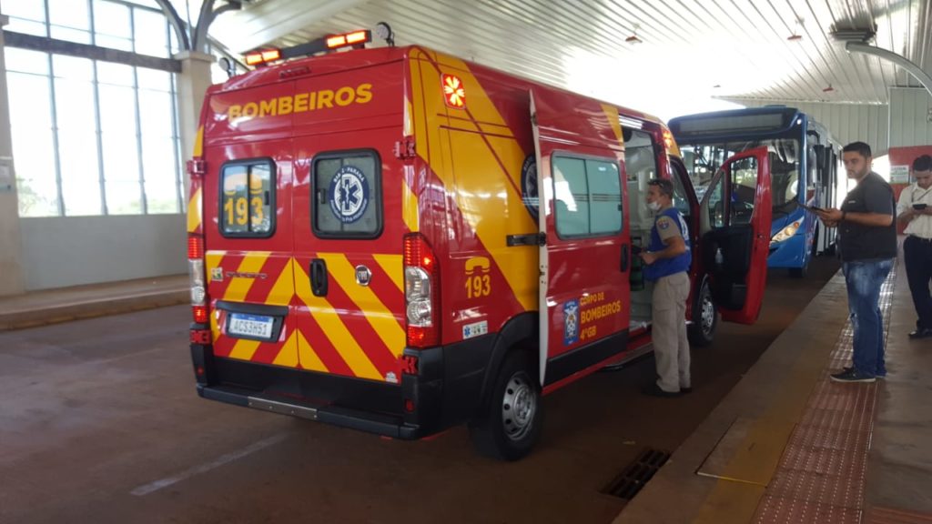 Siate socorre mulher ferida no Terminal Nordeste