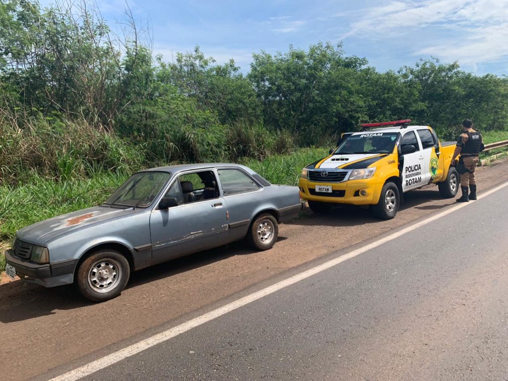 PRE localiza Chevette furtado, em Cianorte
