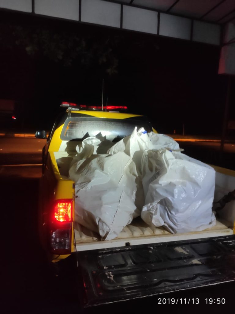 PRE realiza apreensão de contrabando na PR-317