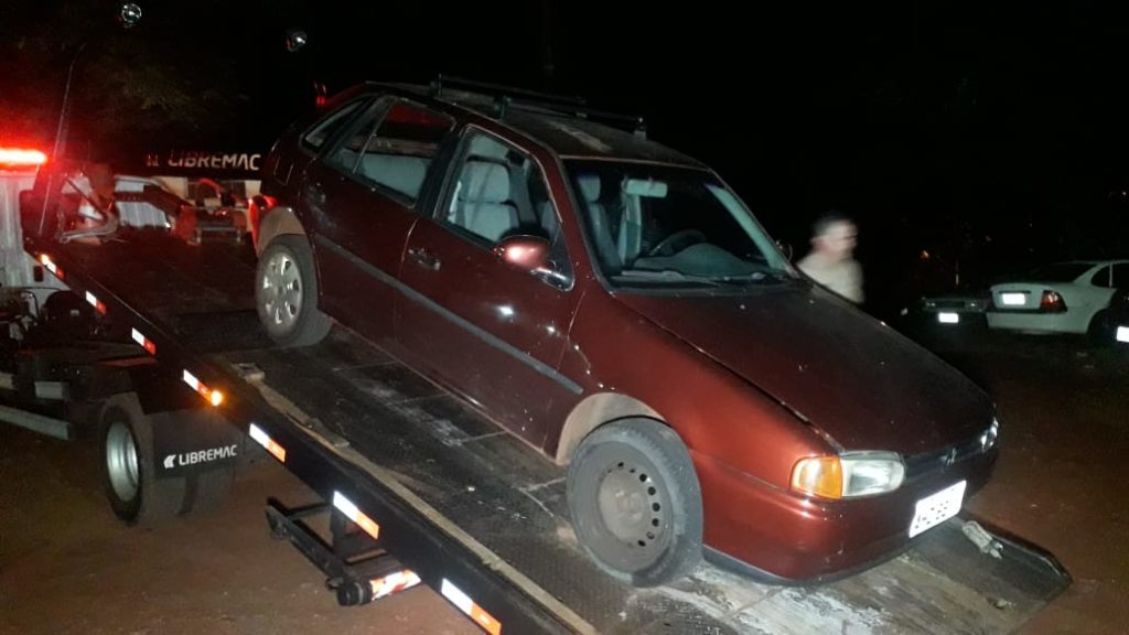 Gol com registro de furto é recuperado no Bairro Floresta