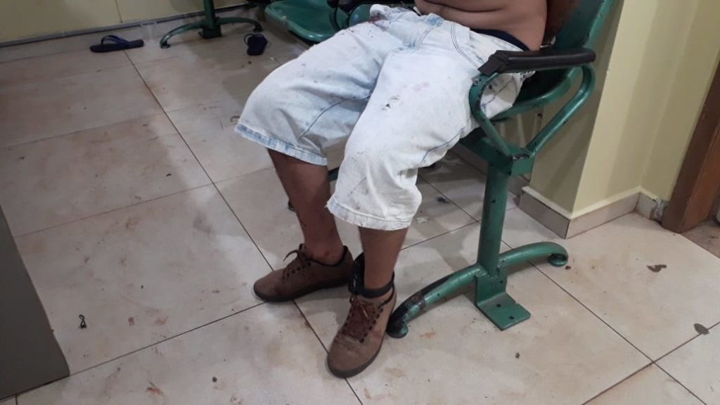 Homem é preso após bater na ex-mulher na Rua Belo Horizonte