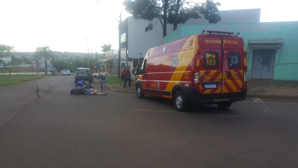 Jovem fica ferida em acidente de trânsito na região do Coqueiral