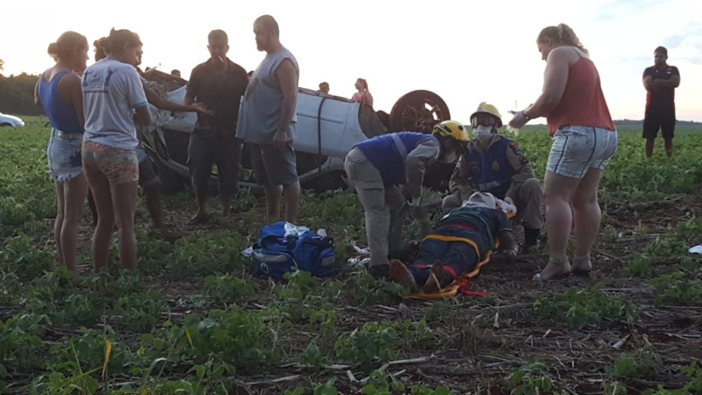 Grave acidente é registrado na PR-486, em Cascavel