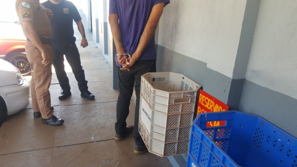 Homem é preso na região da rodoviária velha