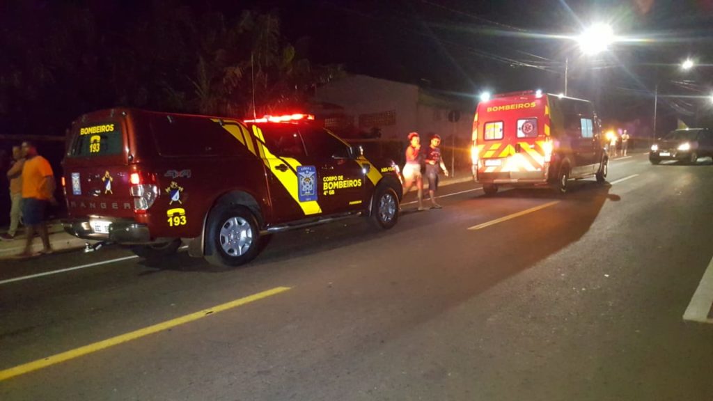 Jovem sofre escalpelamento após ser atropelado na Rua Ipanema