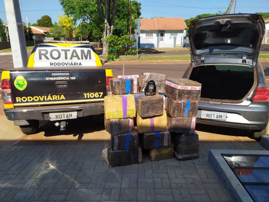 ROTAM da PRE apreende mais de meia tonelada de maconha