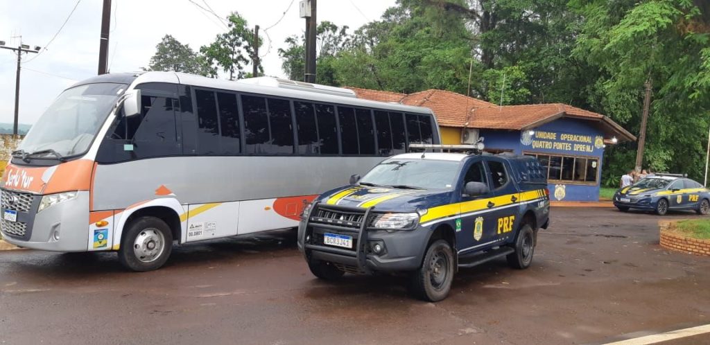 Casal é preso em Marechal Cândido Rondon, com ônibus furtado