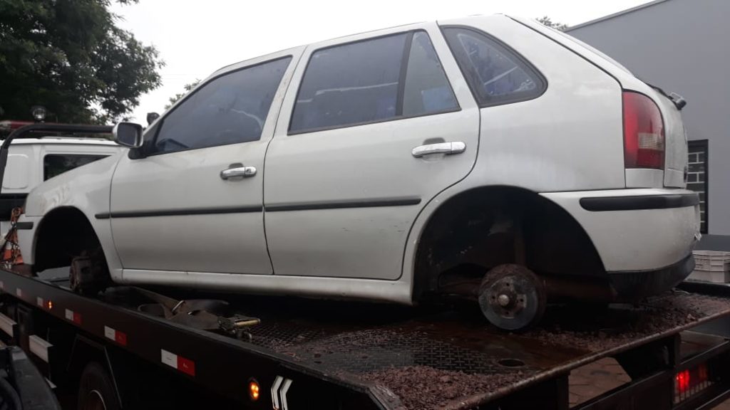 Gol furtado é encontrado no Jardim Lupatini