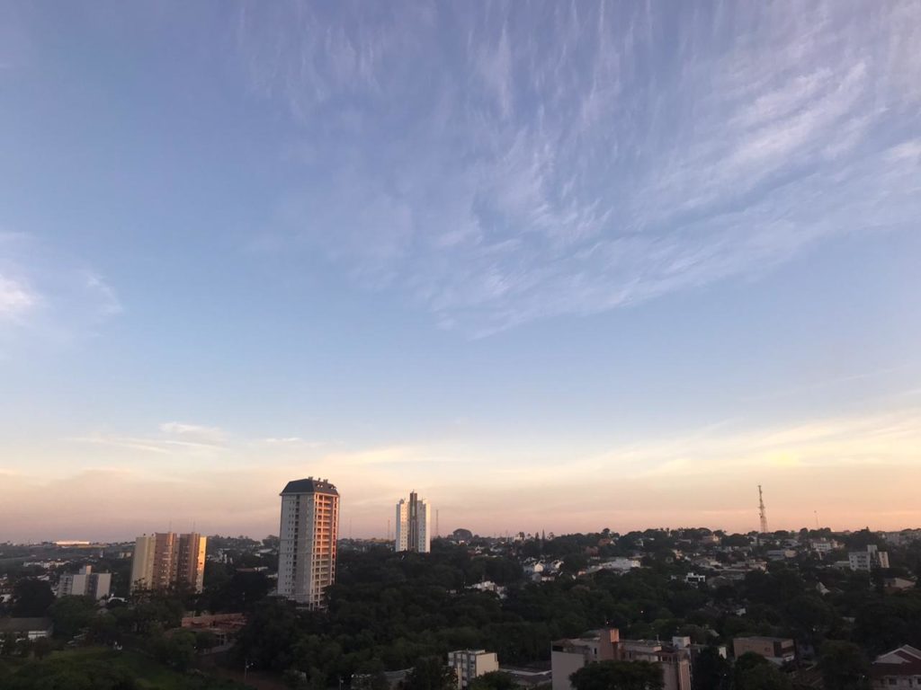 Sexta-feira (29) será de sol em Cascavel