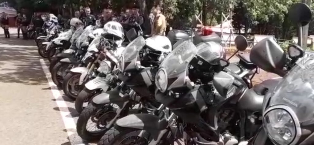 6º Batalhão de Polícia Militar realiza passeio motociclístico
