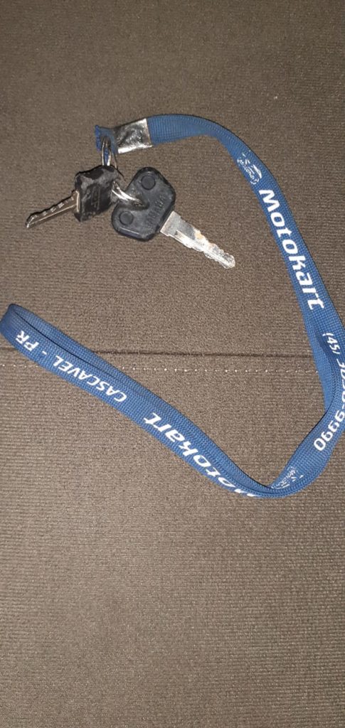 Encontrada chave de moto na Rua Minas Gerais