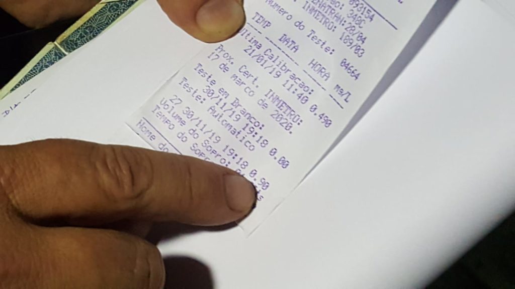 Com alto índice de embriaguez e com a CNH vencida há 10 anos, motorista é preso pela PRF