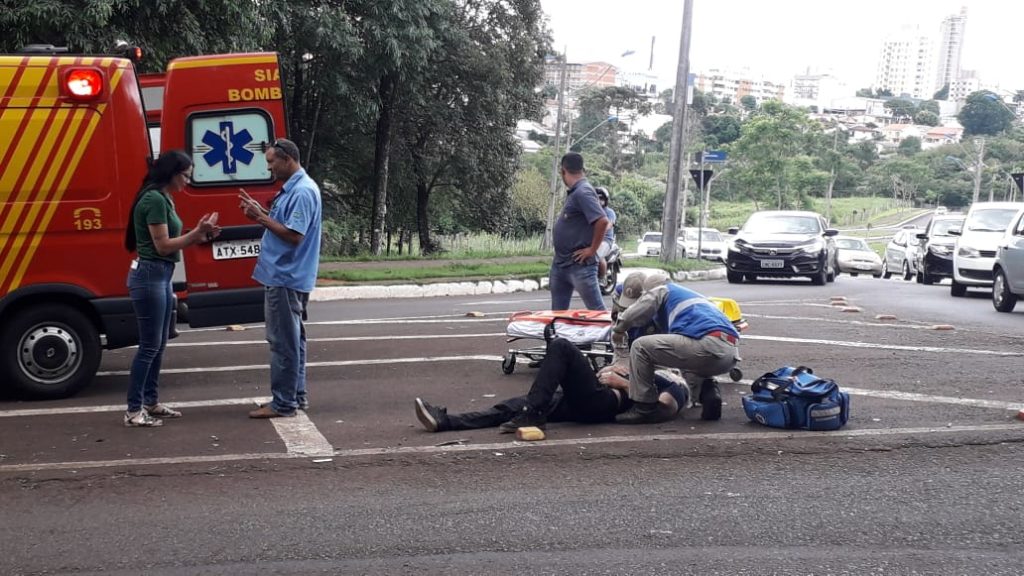 Homem fica ferido em acidente na região do Lago