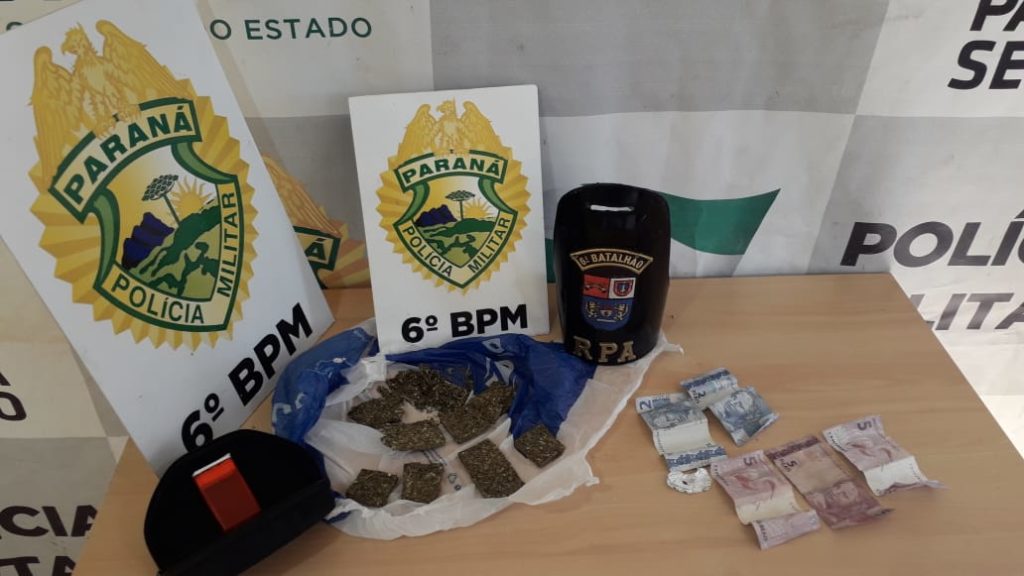 UPS Sul detém jovem com maconha e dinheiro no Santa Felicidade