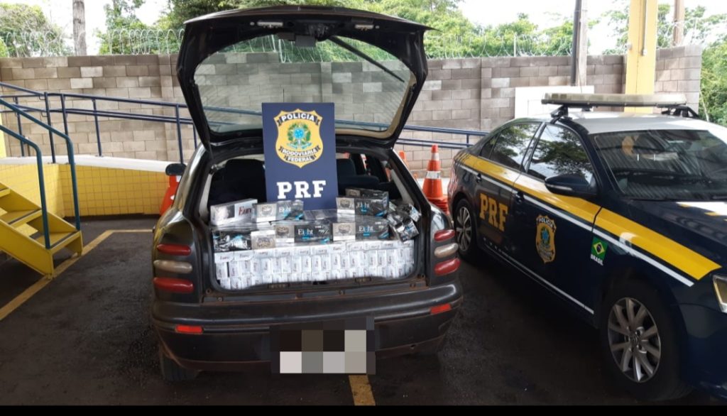 PRF apreende cigarros contrabandeados em Mandaguari