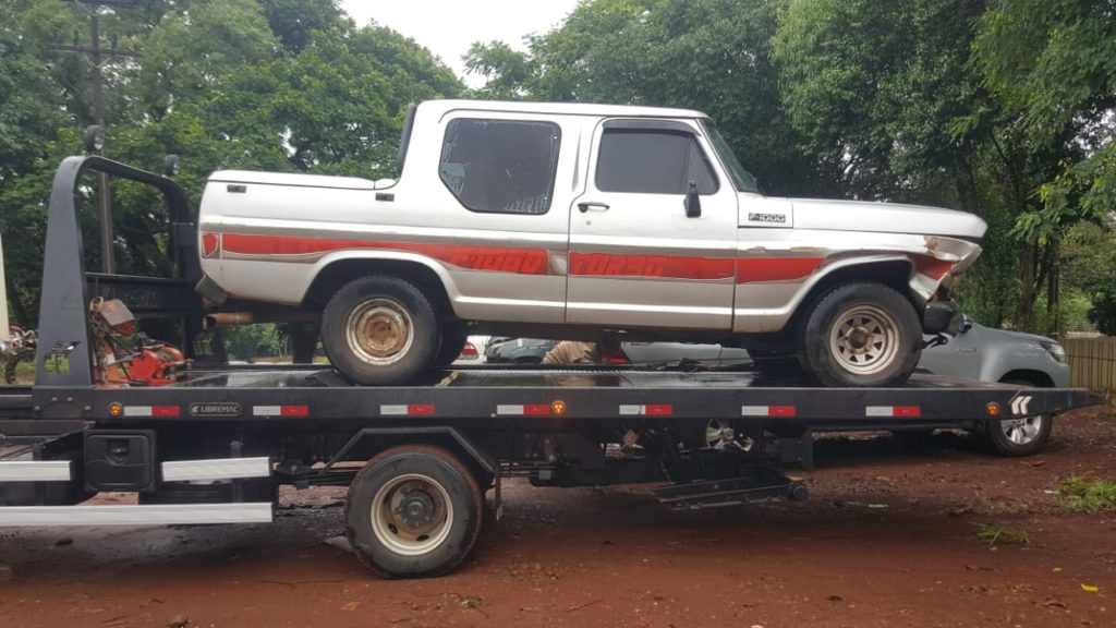 F-1000 com registro de furto é recuperada pela PM no Bairro Canadá