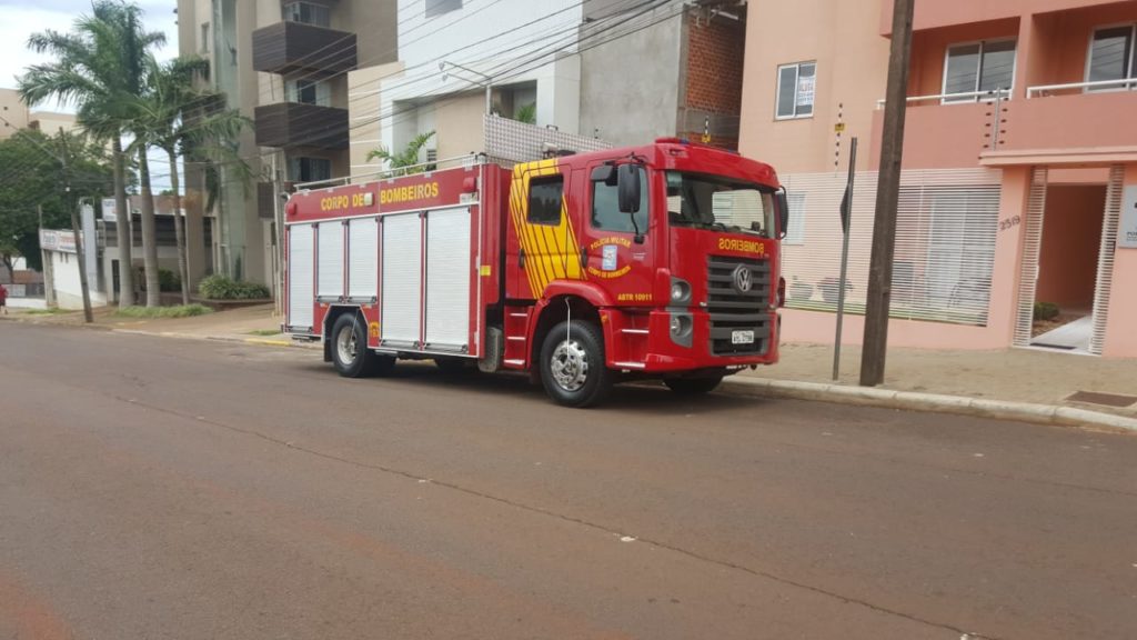 Gato é resgatado em edifício no centro de Cascavel