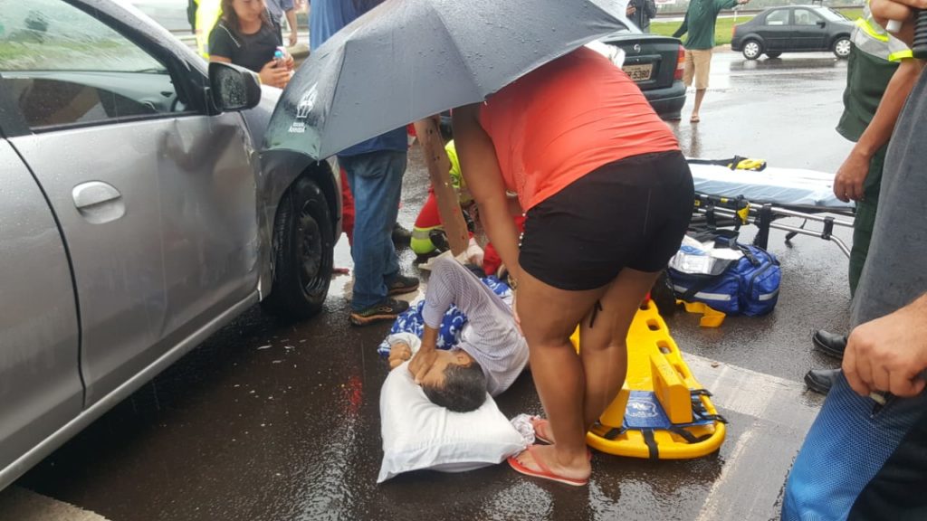 Grave acidente é registrado no Trevo Cataratas