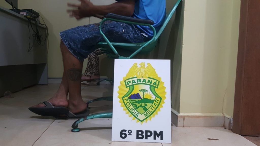 Homem ameaça agredir companheira com facão e acaba preso no Bairro Bela Vista