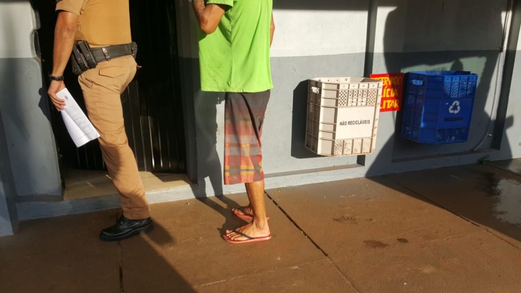 Procurado pela Justiça por crime de lesão corporal é preso pela UPS Norte da PM