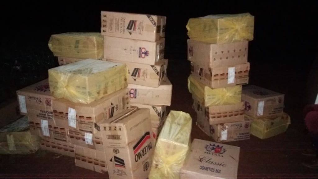 Guaíra: Operação resulta em apreensão de cigarros paraguaios