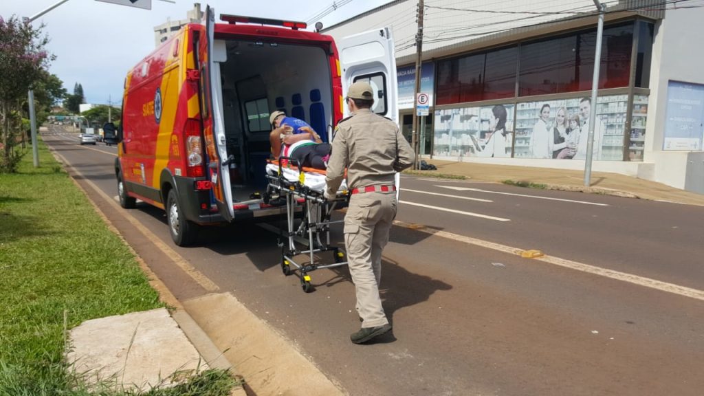 Acidente é registrado na Avenida Tancredo Neves