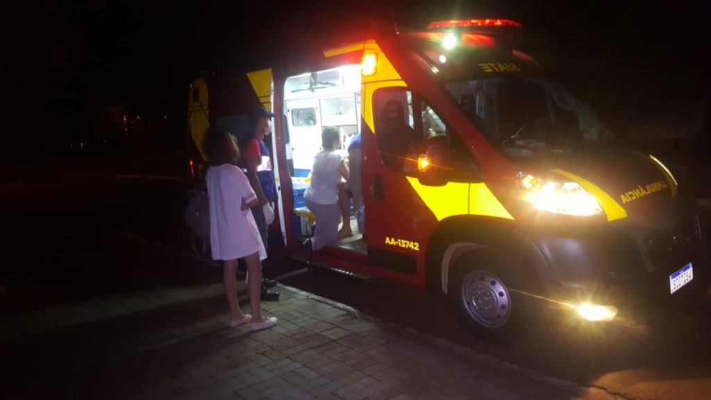 Siate atende criança ferida no Bairro Santo Onofre