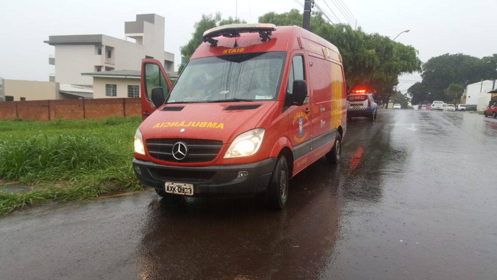 Motociclista se fere em acidente na Região do Lago, em Cascavel