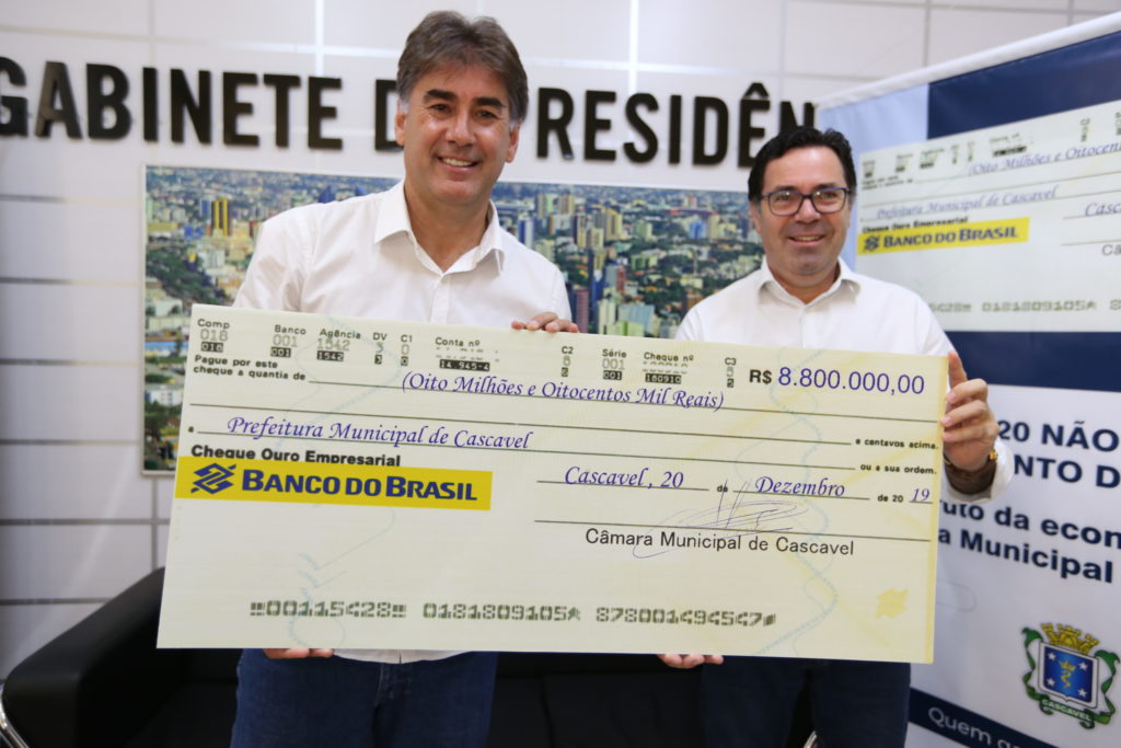 Câmara fecha ano com devolução de quase R$ 8,8 milhões ao Executivo